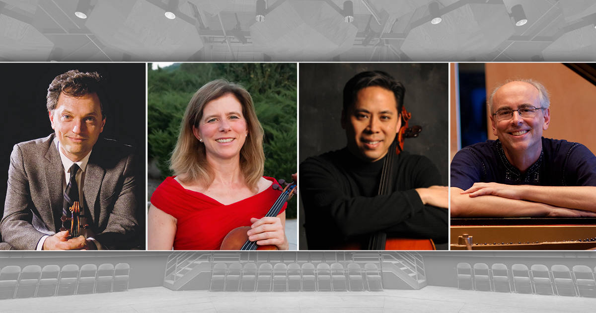 Chautauqua Chamber Music: Piano Quartet: Aaron Berofsky, Kathryn Votapek, and Felix Wang with pianist Phillip Bush