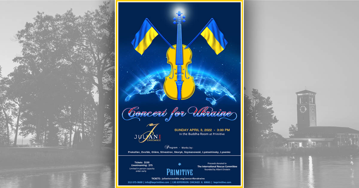 Concert for Ukraine: The Juliani Ensemble and Primitive Gallery Chicago