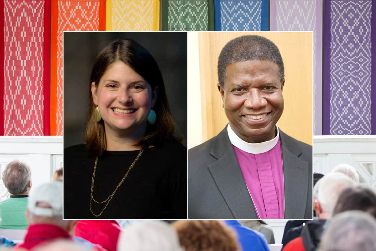 Melissa Spas and Bishop Eugene Sutton's headshots