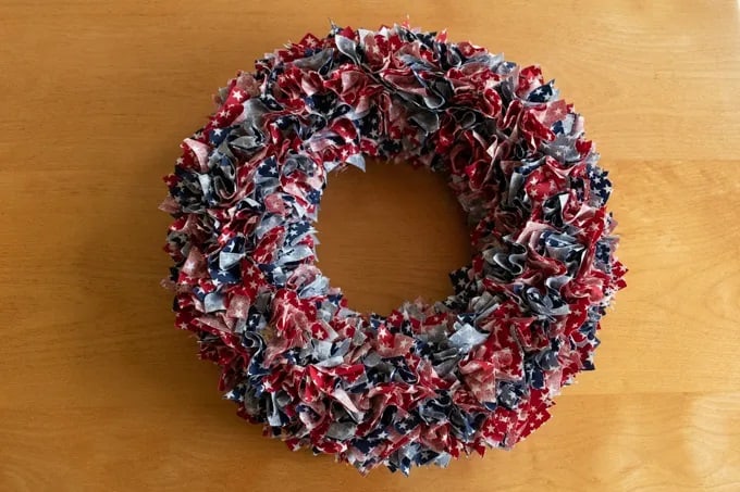 Fabric Wreath Week 1