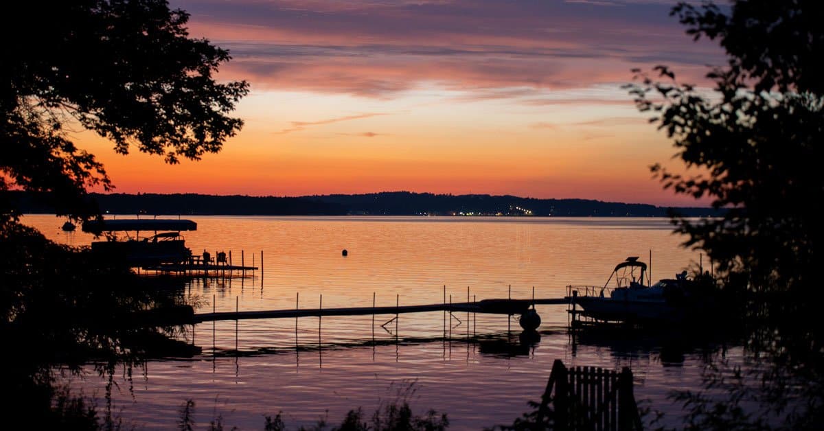 Sunset at Chautauqua Lake