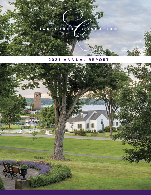 2021 Chautauqua Foundation Annual Report cover