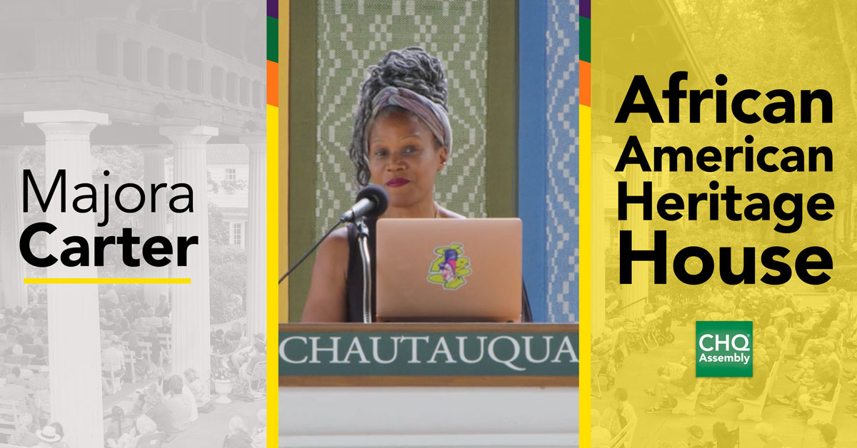 African American Heritage House Lecture: Majora Carter