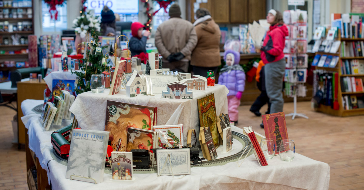 Holiday Shopping at the Winter Village