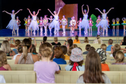 The Chautauqua Regional Youth Ballet performing in the Amphitheater