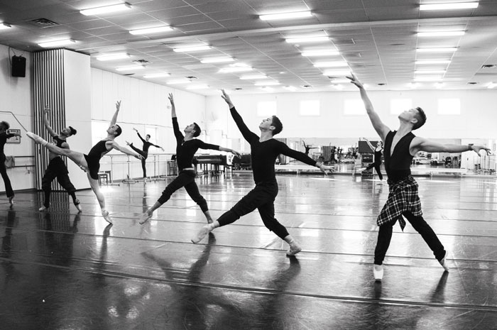 Dance Lab NY dancers practicing in the studios. Photo by Joe Gustafson