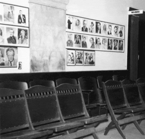 1952 benches in the cinema