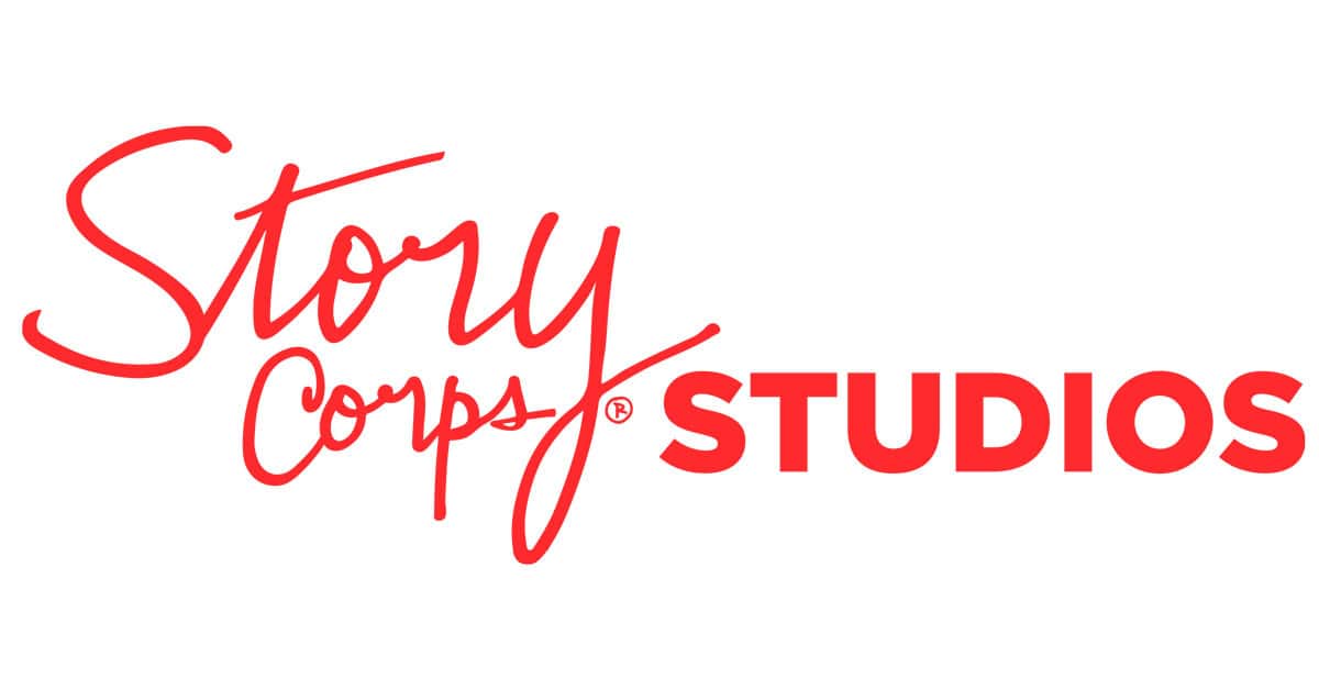 A red Story Corps Studios logo