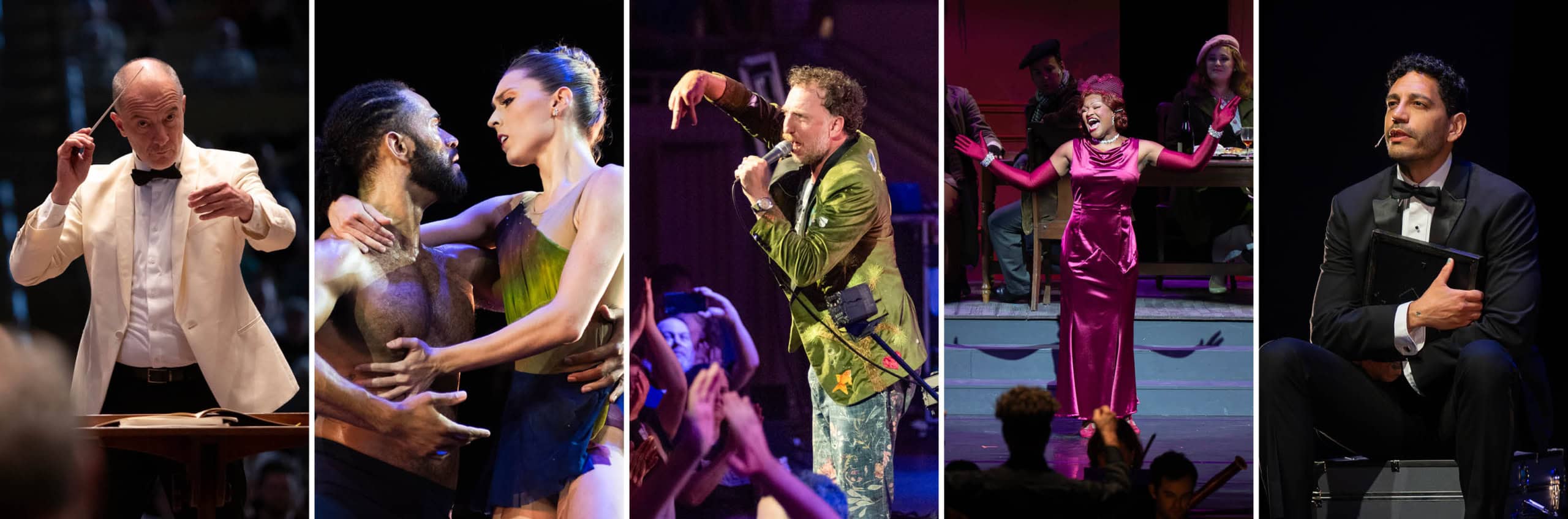 Artists performing in different art forms at Chautauqua