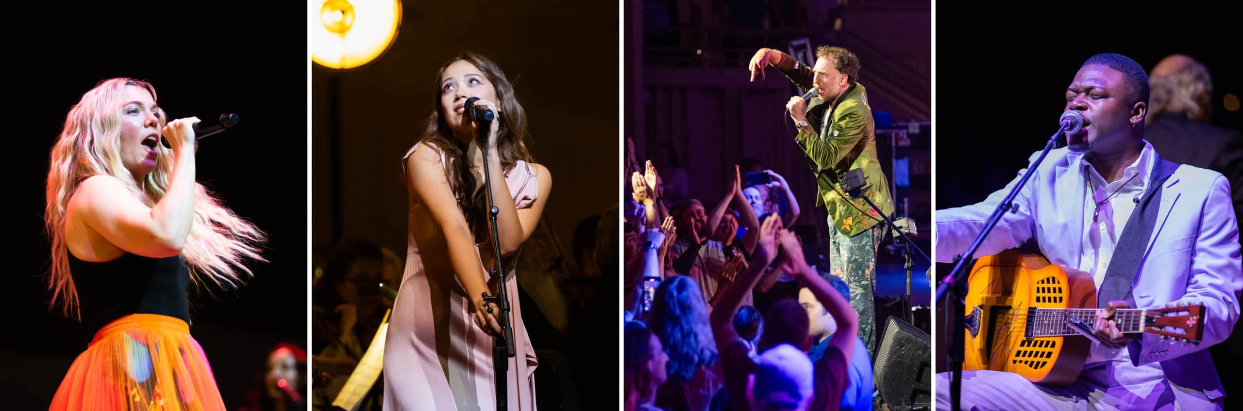 Performers singing during concerts at Chautauqua